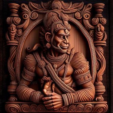 3D model Hanuman (STL)